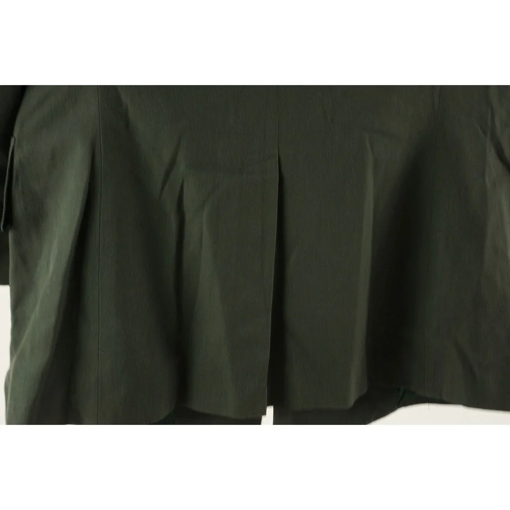 Vintage Naval Sailor‎ Military Coat Green Twill Wool Men's 38R Custom Union Made